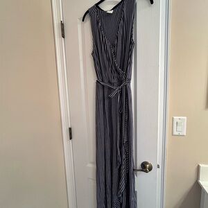Soma Intimates Striped Sleeveless Maxi Dress